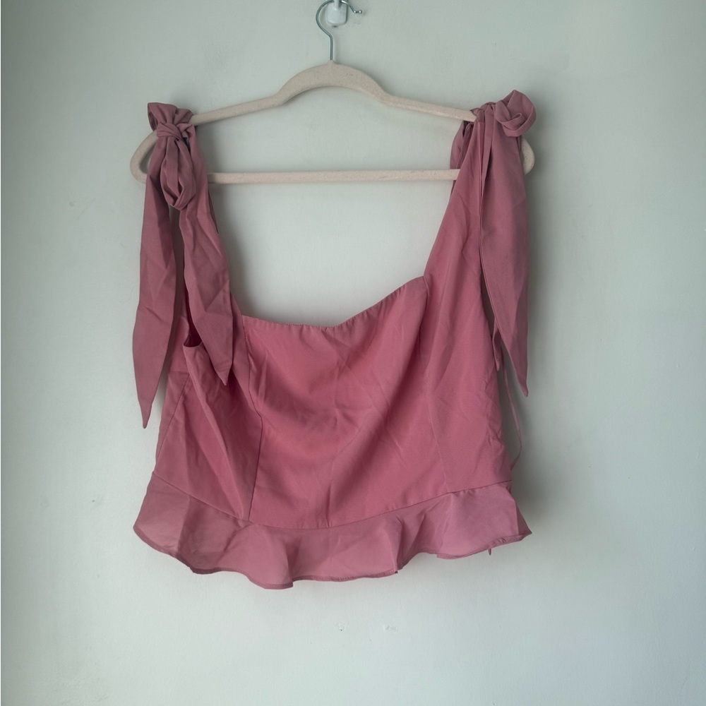 Petal & Pup Luna Mauve Pink Two Piece Crop Top & Skirt Set L